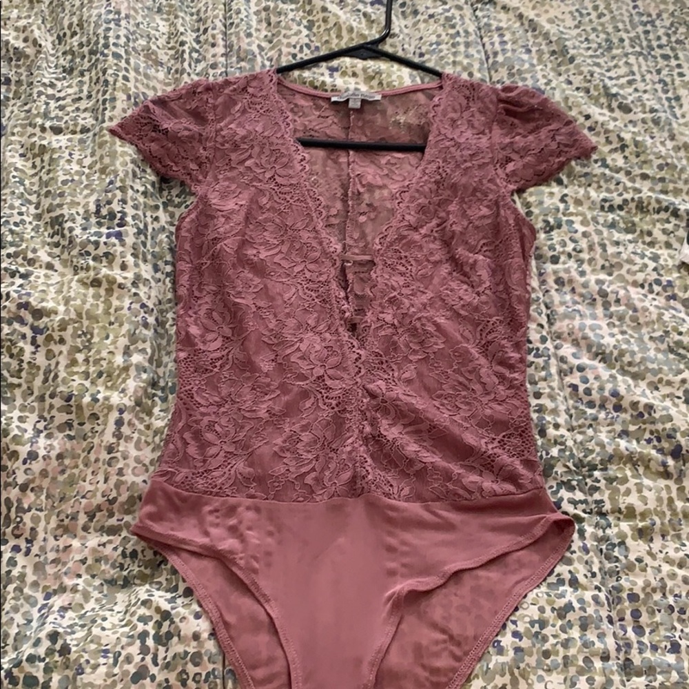 Lace body suit